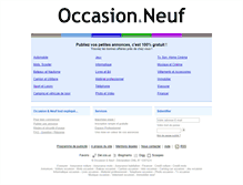 Tablet Screenshot of occasion-neuf.com